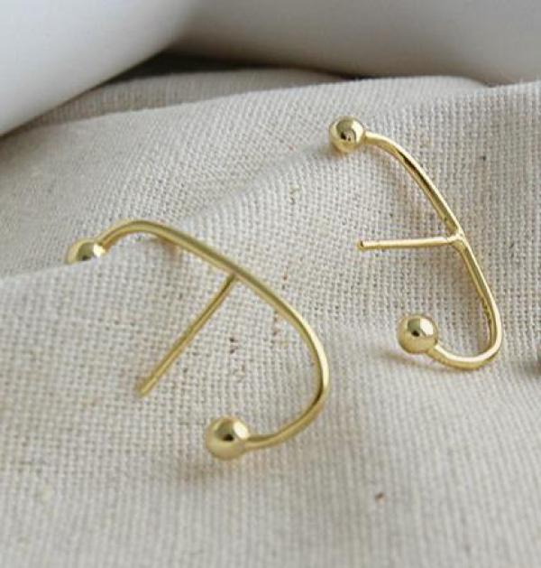 925 Silver Stud Earrings For Women - Earings Jewelry