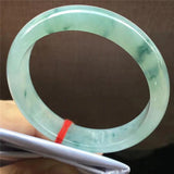 Burmese Jadeite Light Flower Bracelet 54-64mm for Mother & Girlfriend