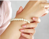 20Pcs Beige Simulated Pearl Bracelets Jewelry Lots LR382