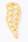 Alloy Multi-color Wing Charms Feather Metal DIY Charms 9*23mm 100pcs