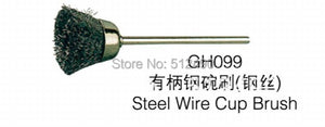 100pcs GH099 Steel Wire Cup Brush Jewelry Polishing Tool