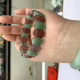 Strawberry Quartz Stone Beads Bracelet Natural Stone Bangle for Woman