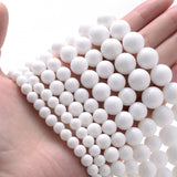 Chalcedony Jades Natural Stone Beads for DIY Jewelry Making 4/6/8/10/12mm