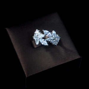 Women Party CZ Cocktail Ring R-16