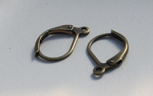 200pcs Bronze Leverback Earing Finding 16x10mm