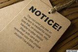 Garment tags Clothing Labels Sticker Packing Business Cards Tags
