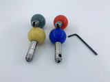 Jewelry Engraving Handle Red Yellow Rubber Manual Handpiece