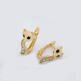 Arrival Women 18K Rose Gold Filled Fox Stud Earrings