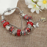 Colorful Celestial Metal Bracelet with Charms Pendant