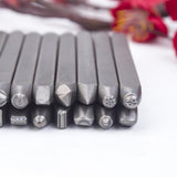 Engraving Stamps Set Punch Steel Metal Die Tool Case Craft