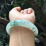 Zheru Jadeite Light Flower Bracelet 54-64mm