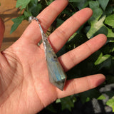 Natural High Labradorite Pendulum Divination Pendant