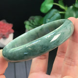 Natural Burmese Emerald Dark Green 54-64mm Bracelet Princess Jewelry