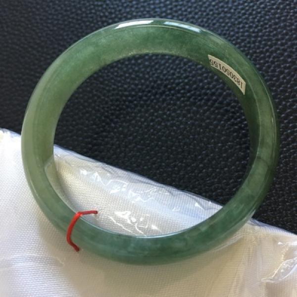 Zheru Jadeite Oil Cyan Princess Jewelry 54-64mm for Mom and Girlfriend