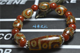 Tibet Natural Nine eyes and Three Eyes Bracelets Tibetan Pear Bracelet jewelry