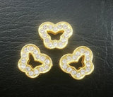 8mm Slide Charms Crown Butterfly Heart Star Flower Cross 120pcs