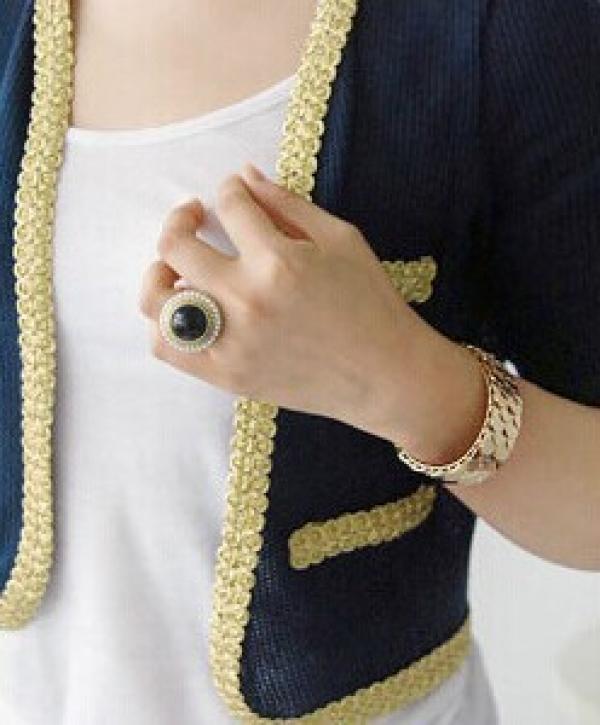 Hiphop Punk Gold/Silver Cuff Bracelet Bangles For Girl