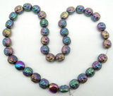 Quartz Crystal Hematite Craft Loose Beads Pendant Jewelry 15''