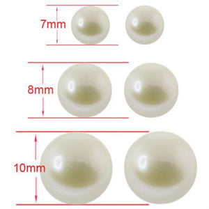 Freshwater Pearl Earrings 3Pairs Lot 6-10MM Silver Stud Fine Jewelry