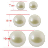Freshwater Pearl Earrings 3Pairs Lot 6-10MM Silver Stud Fine Jewelry