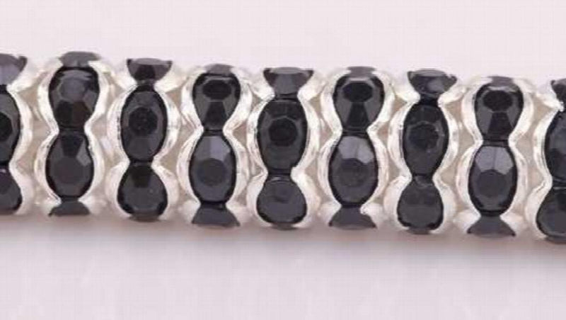 500pcs 8mm Rondelle Acrylic & Glass Beads for Earrings