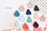 100pcs Petals Plastic Floating Locket Charms DIY Jewelry Pendants