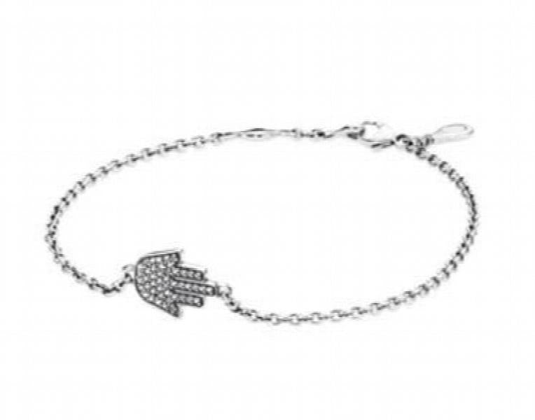 Lucky Love Protection Heart Clover Bracelet 925 Silver Charm