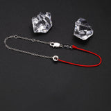 925 Silver Zircon Bracelet Red Wire Silver Chain Women's Christmas Gift