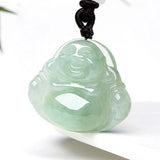 Zheru Jade Carved Buddha Pendant Necklace