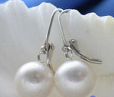 Freshwater Pearl Earrings 925S Silver - Bride Jewelry