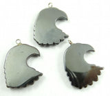 Natural Quartz Titanium Hematite Yingtou Gem Pendant for DIY Jewelry