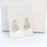 Diamond Plated Hoop Earrings for Women