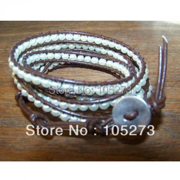 Christmas Party Jewelry - Shell Pearls Round Beads Wrap Bracelet