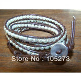 Christmas Party Jewelry - Shell Pearls Round Beads Wrap Bracelet