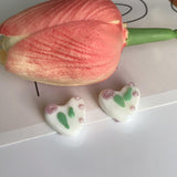 15mm Rose Flower Lampwork Glass Beads DIY Charm Bracelet Accessories