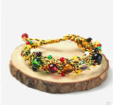 Consecrated 5 Element Kaiyunhua Tai Sui Bracelet Zodiac Rope Crystal Bead
