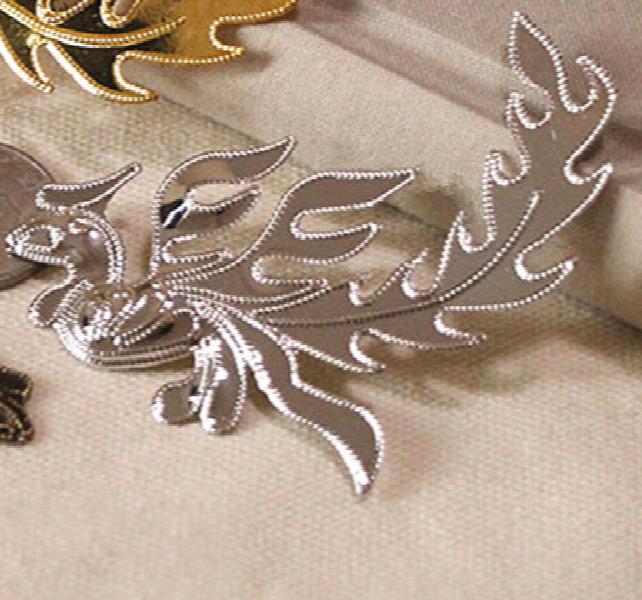Metal Stamping Phenix 78*51mm Gold Silver Bronze Steel DIY Crafts Findings