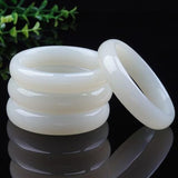 Zheru Jewelry Natural Hetian Jade 54mm-64mm Bracelet Princess