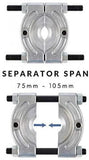 Steel Auto Bearing Separator 30-50mm Bearing Splitter Bearing Removal Tool