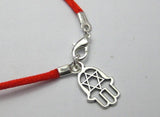 10 Mixed Kabbalah Hand Charms Red String Bracelets