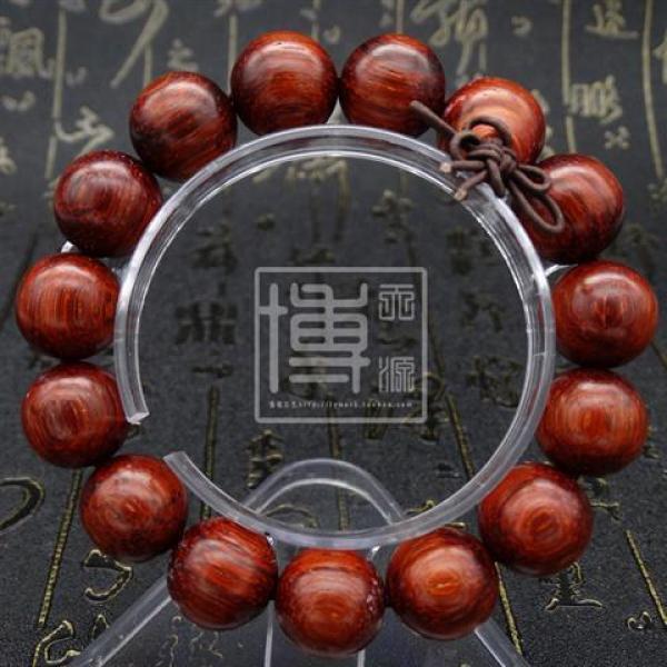 Red Sandalwood Padauk Beads Bracelet Ironwood Bean Prayer Beads Jewelry Bracelet
