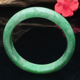Zheru Jewelry Natural Myanmar Jade 54-62mm Bracelet for Mom Girlfriend