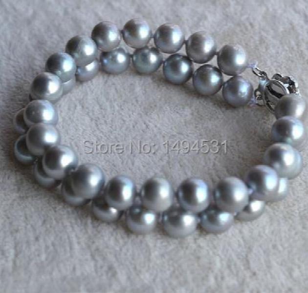 Freshwater Pearl Bracelet, Flower Clasp, Wedding Bridesmaids