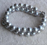 Freshwater Pearl Bracelet, Flower Clasp, Wedding Bridesmaids