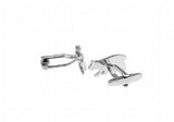 iGame Bear Cuff Links Silver Novelty Animal