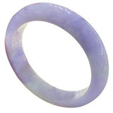 Burmese Jadeite 54-64mm Light Purple Bracelet Princess Jewelry Gift