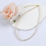 Potato Pearl Necklace for Women, 5-6mm, Gift