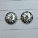 100 PCS 10*3mm Tibetan Silver Flying Saucer Spacer Beads