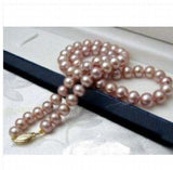 Purple Lavender Pearl Necklace & Gift Set