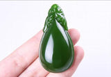 Koraba Hetian Jade Water Droplets Shape Pendant